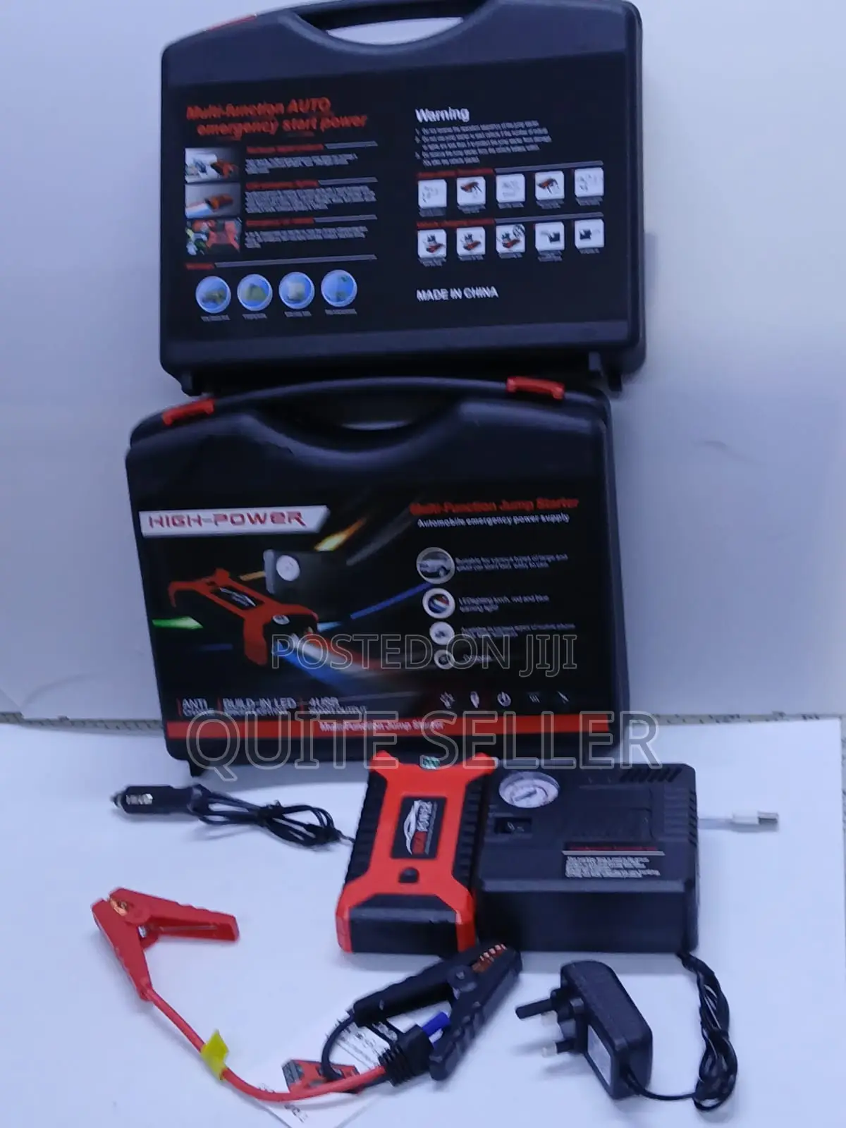 All-in-One Car Battery Booster and Charger Kit