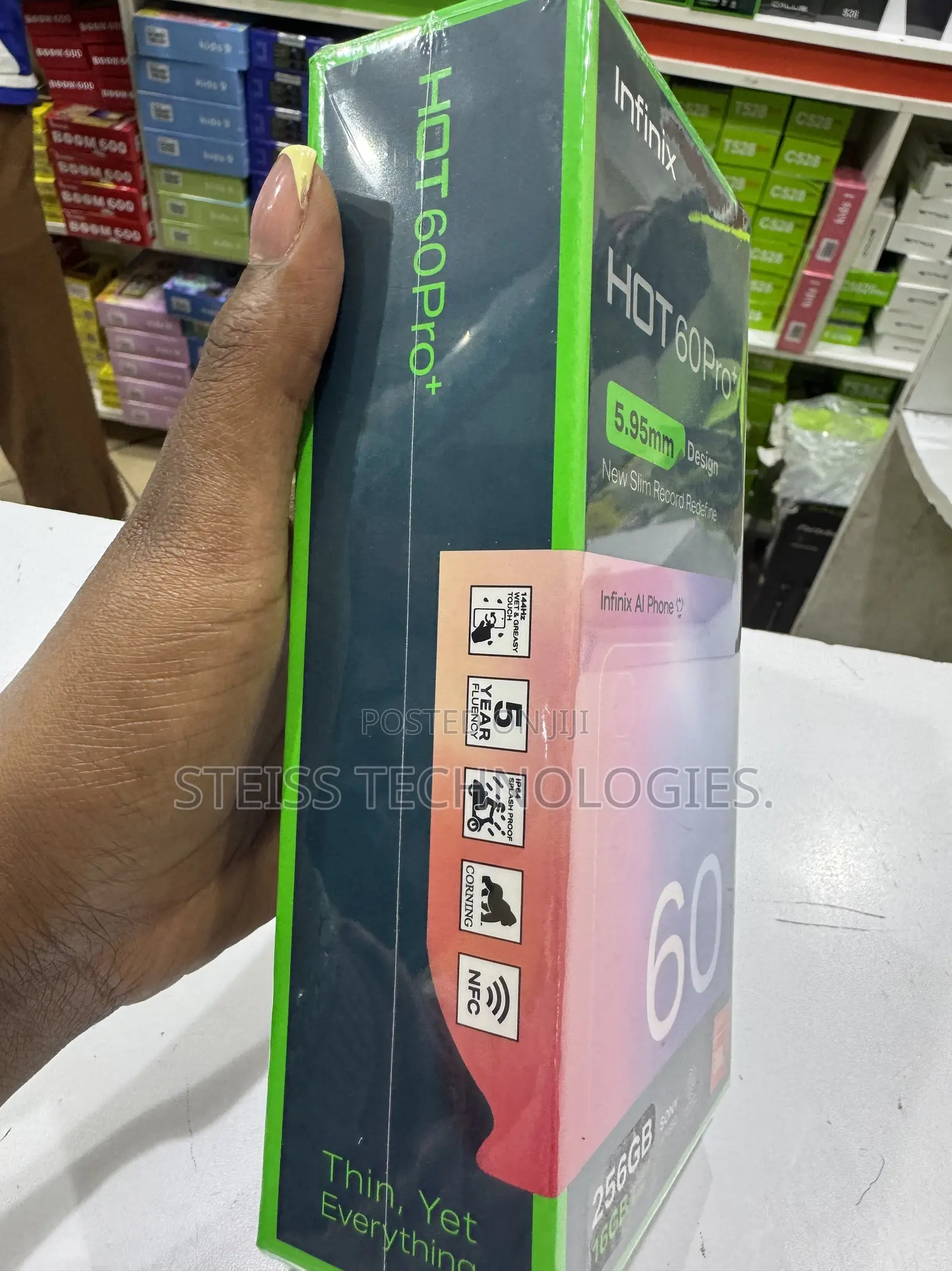 New Infinix Hot 60 Pro+ 256 GB Black