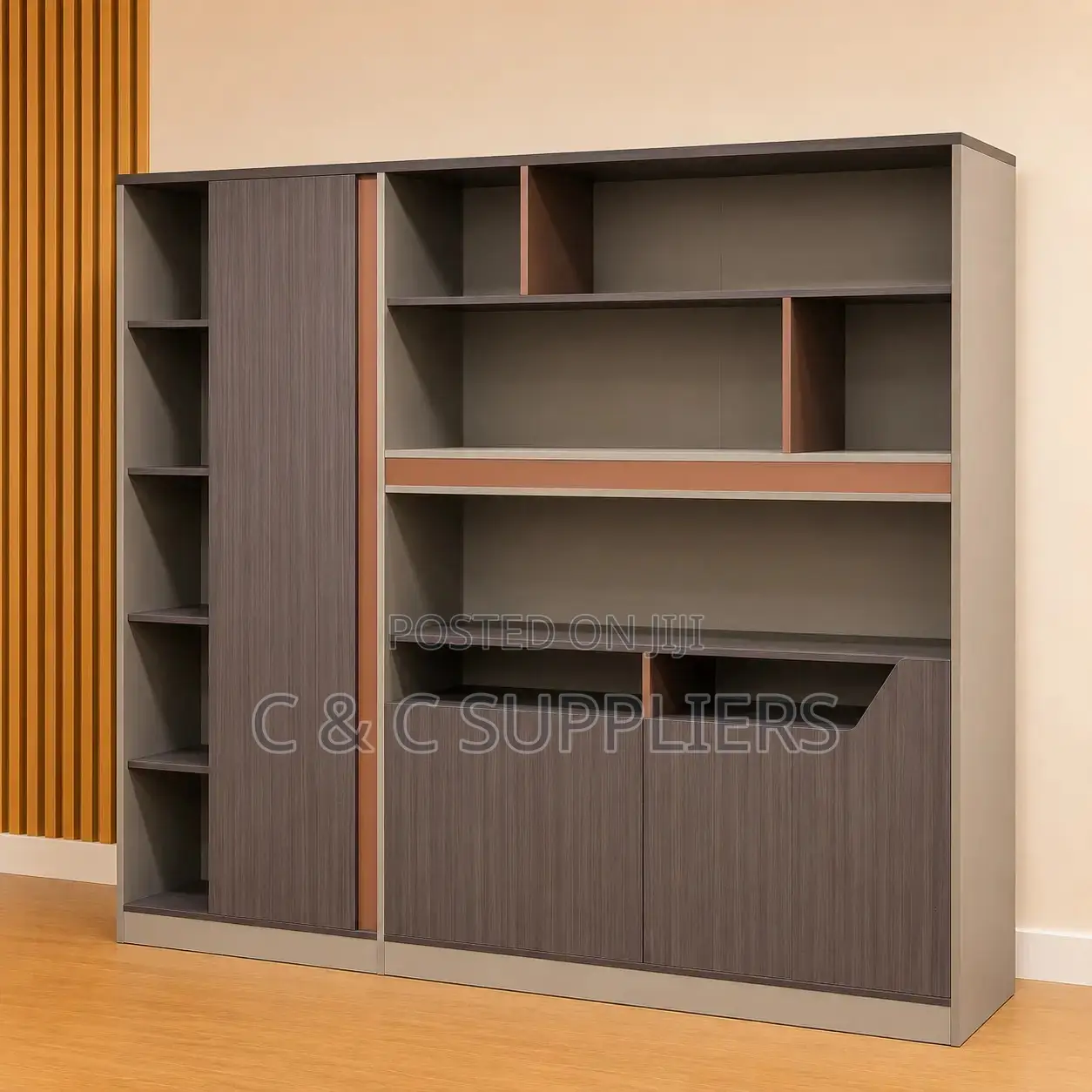 Executive Wall Shelving Unit