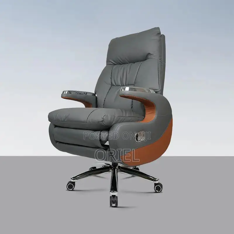 Office Chair : Executive C.E.O Leather Padded Office Chair