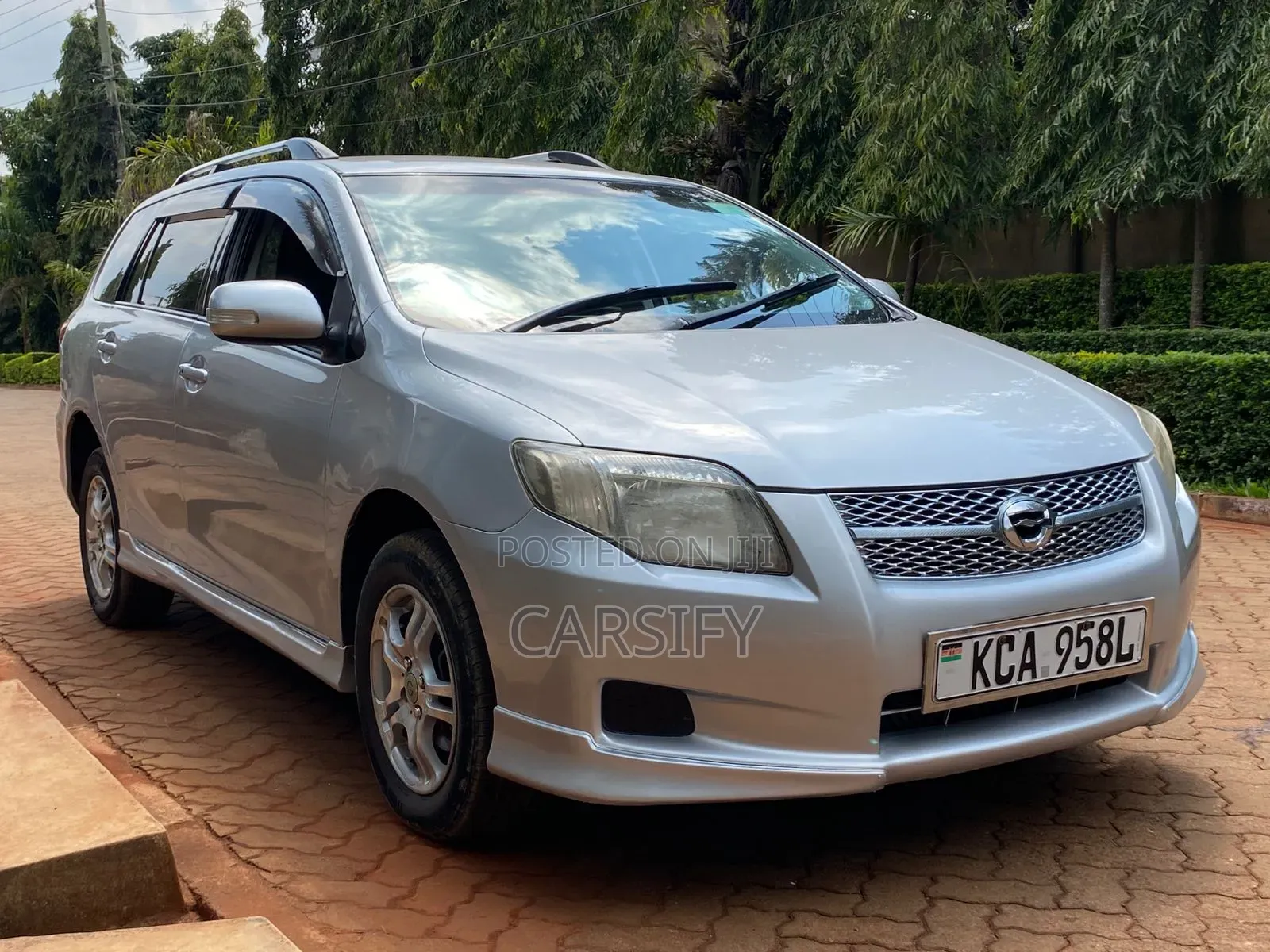 Toyota Corolla Fielder 2007 Silver
