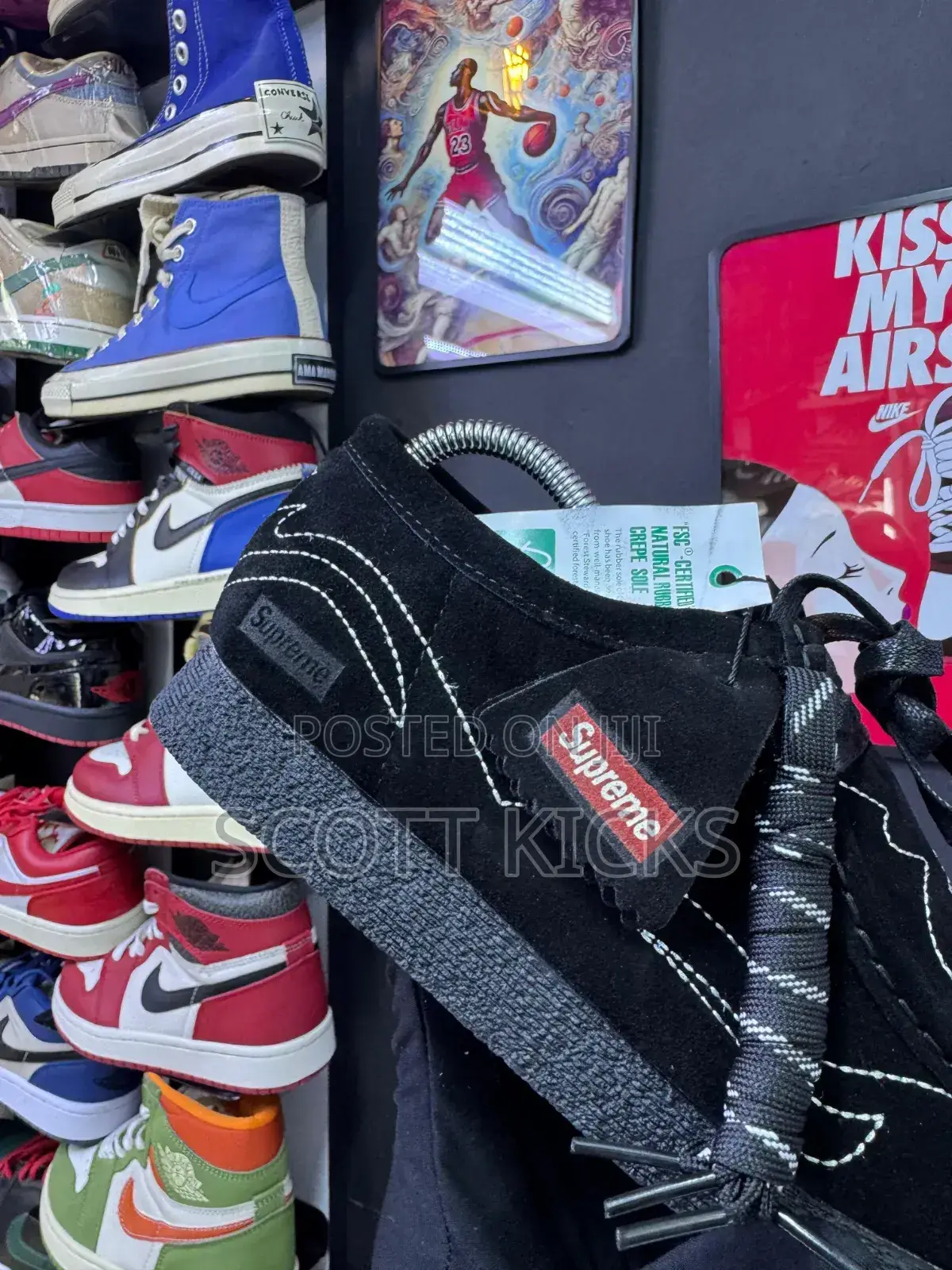 Supreme X Clarks Wallabee "Western Cut Out"