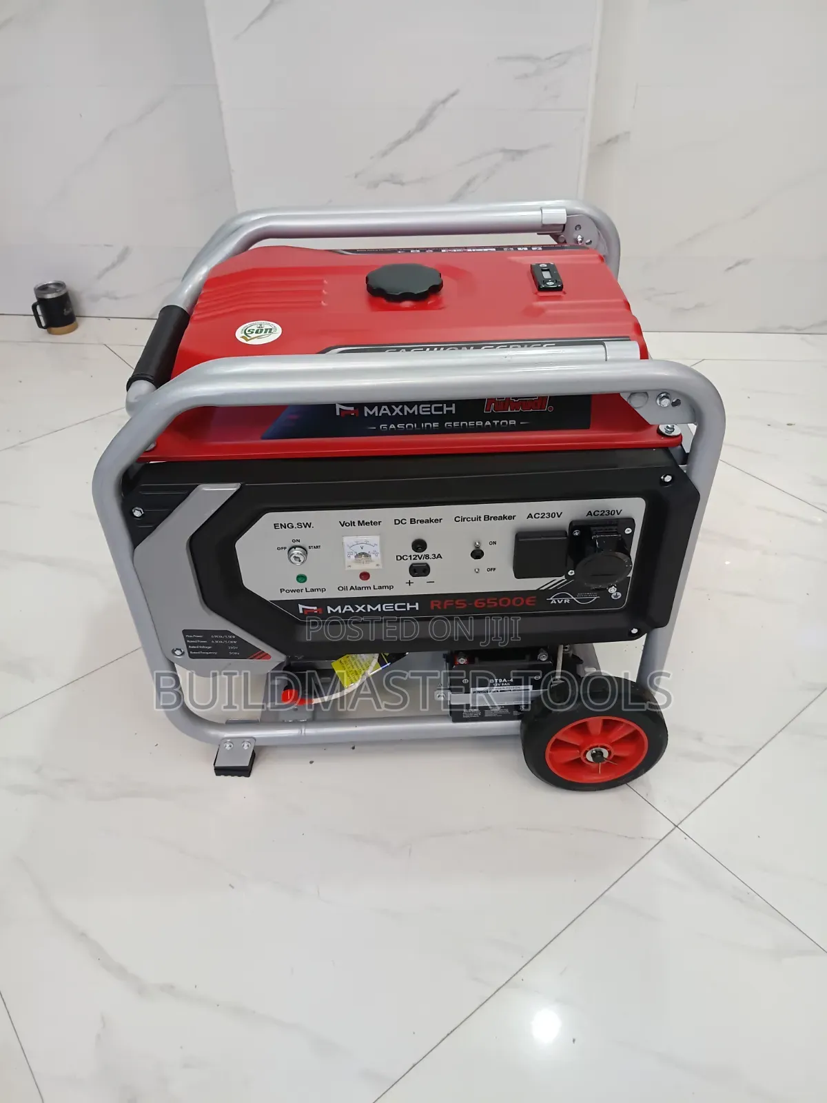 5.5kw 7kva Portable Petrol Maxmech Generator With a Keystart