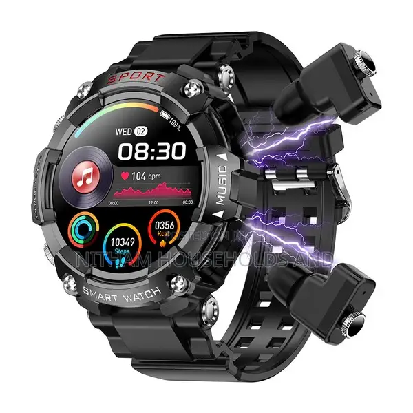 Smart Watch With Pods - TWS Mp3 Player
