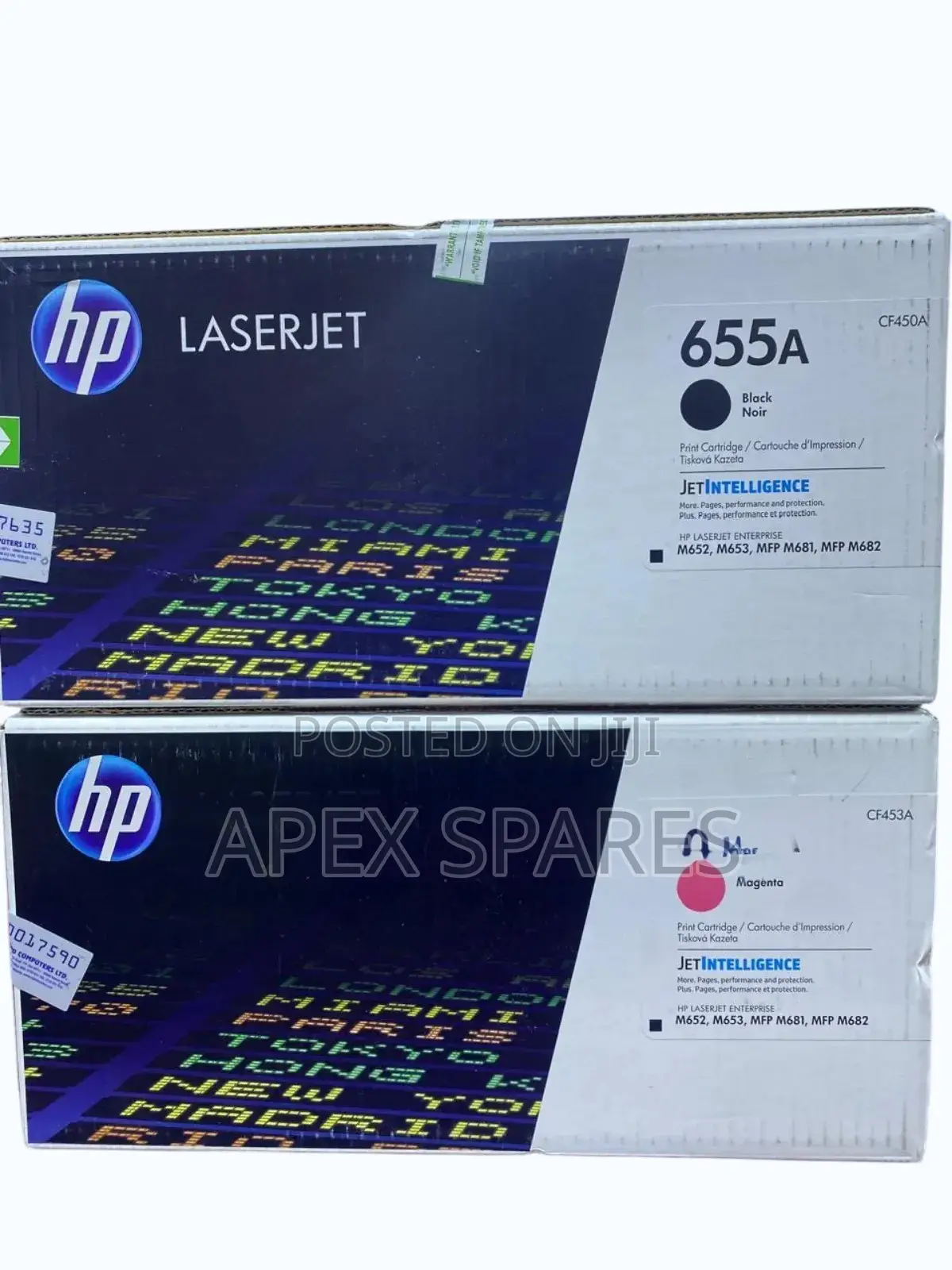 Hp Color Laserjet Enterprise MFP M681z Toner Hp 655a Yield 12,499