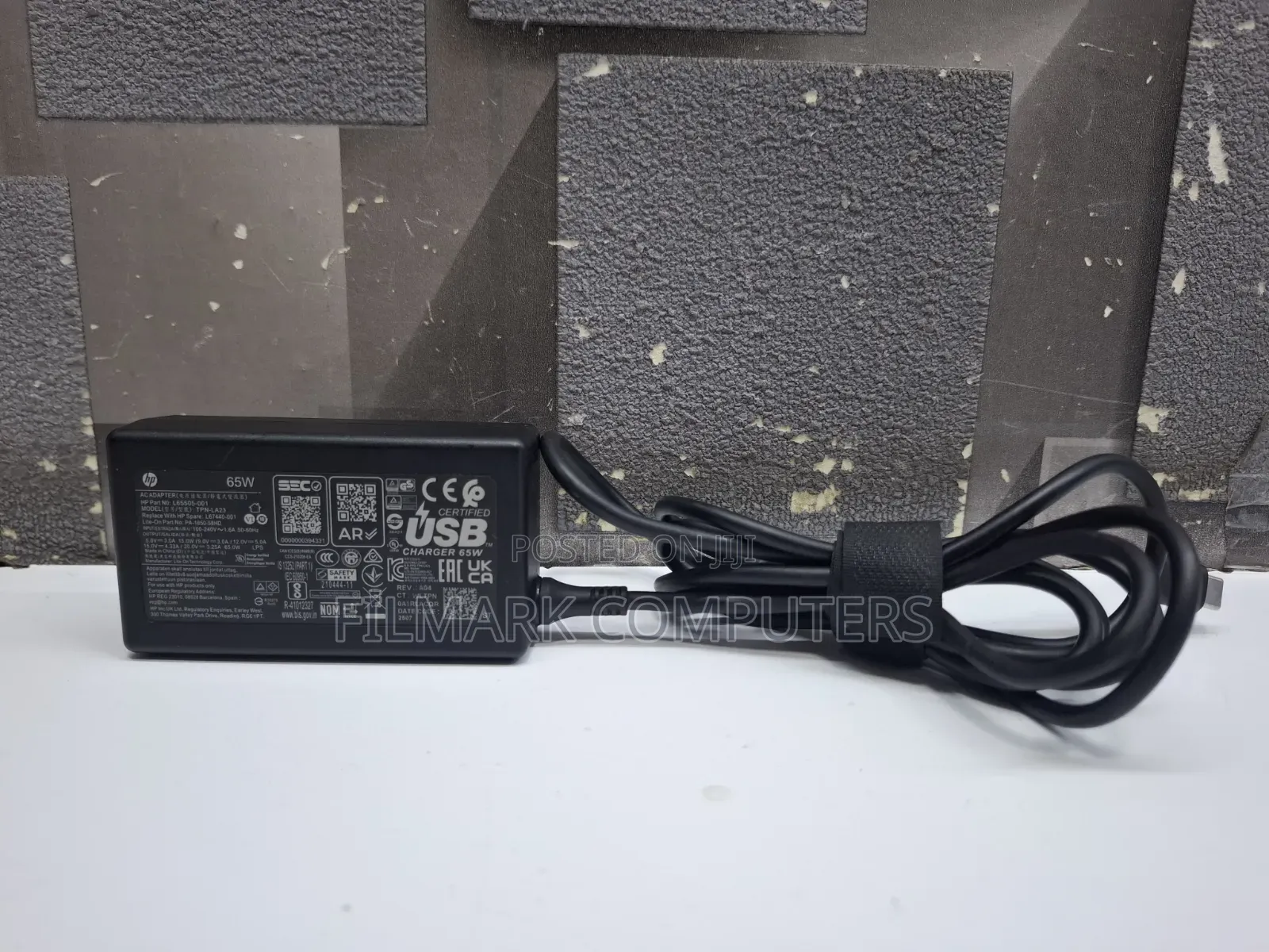Ex Uk Original Hp Pa-1650-58hd 65w Usb-C Adapter ( Type C Charger)