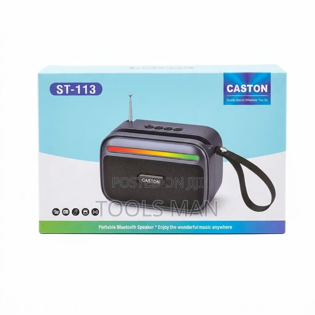 Wireless Bluetooth Speaker.Fm Radio,Usb,Tf Micro-Sd Card-Caston St-113