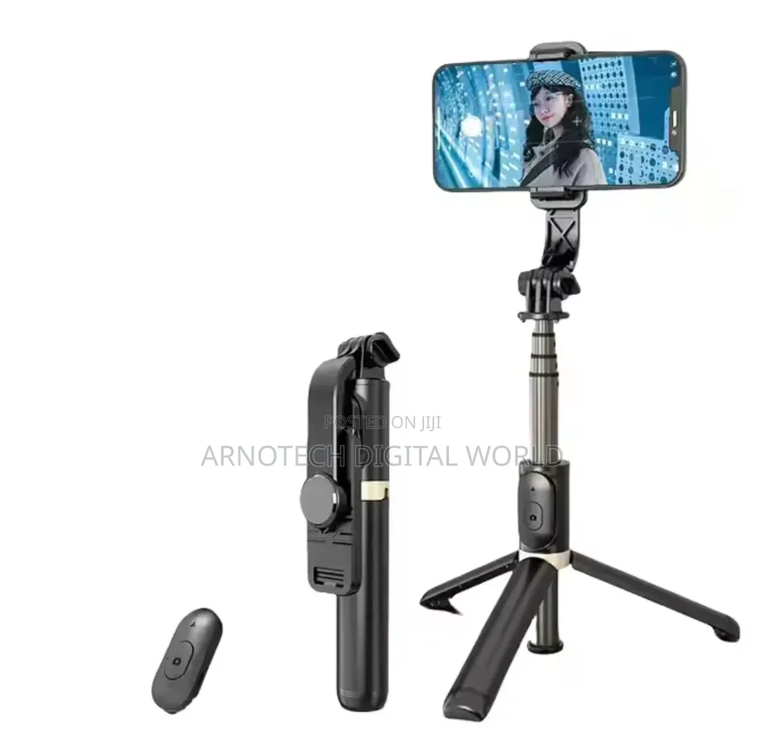 T05 Tk 360° Rotating Pan Tilt Selfie Stick Tripod