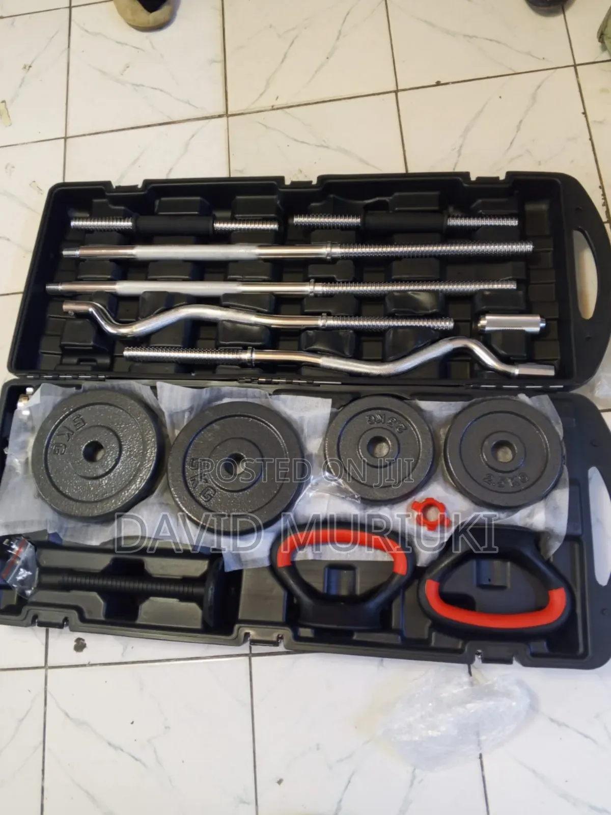 Professional Adjustable Dumbbell Weight Set 58kg