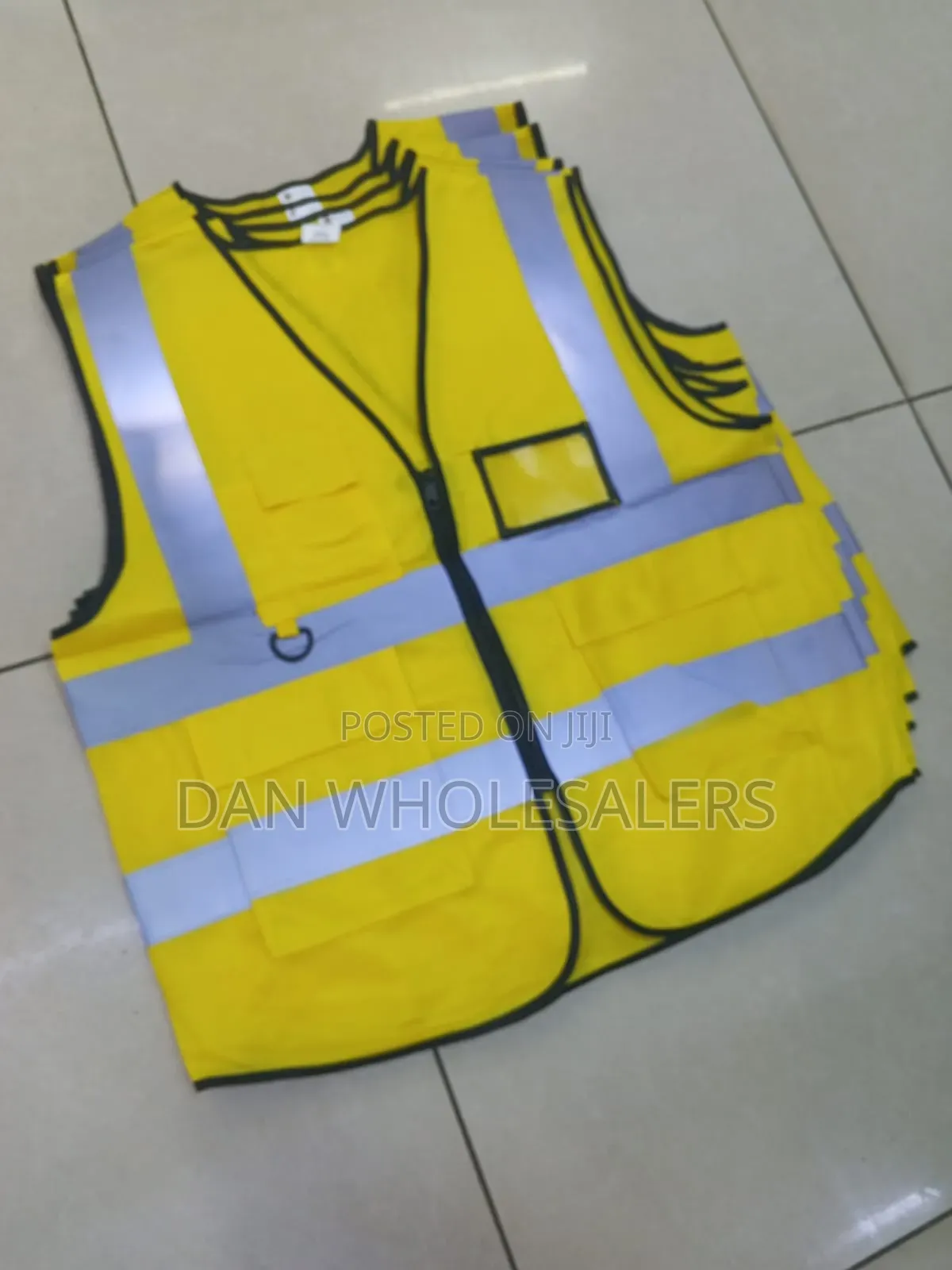 Reflective Safety Vest With Id Card Pocket