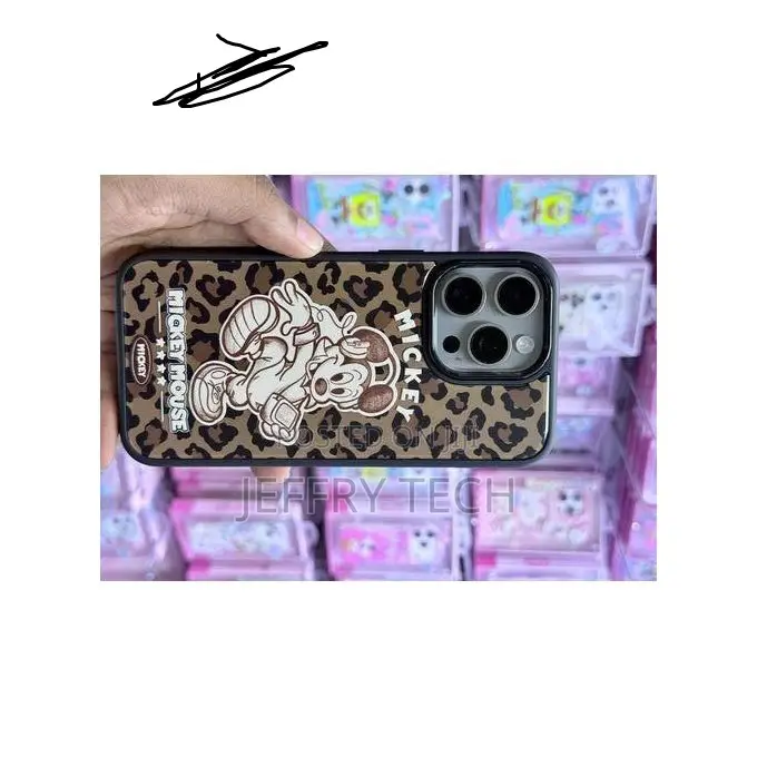 Mickey Mouse Camo Rugged Protective Case for iPhone 16 Pro Max – Brow
