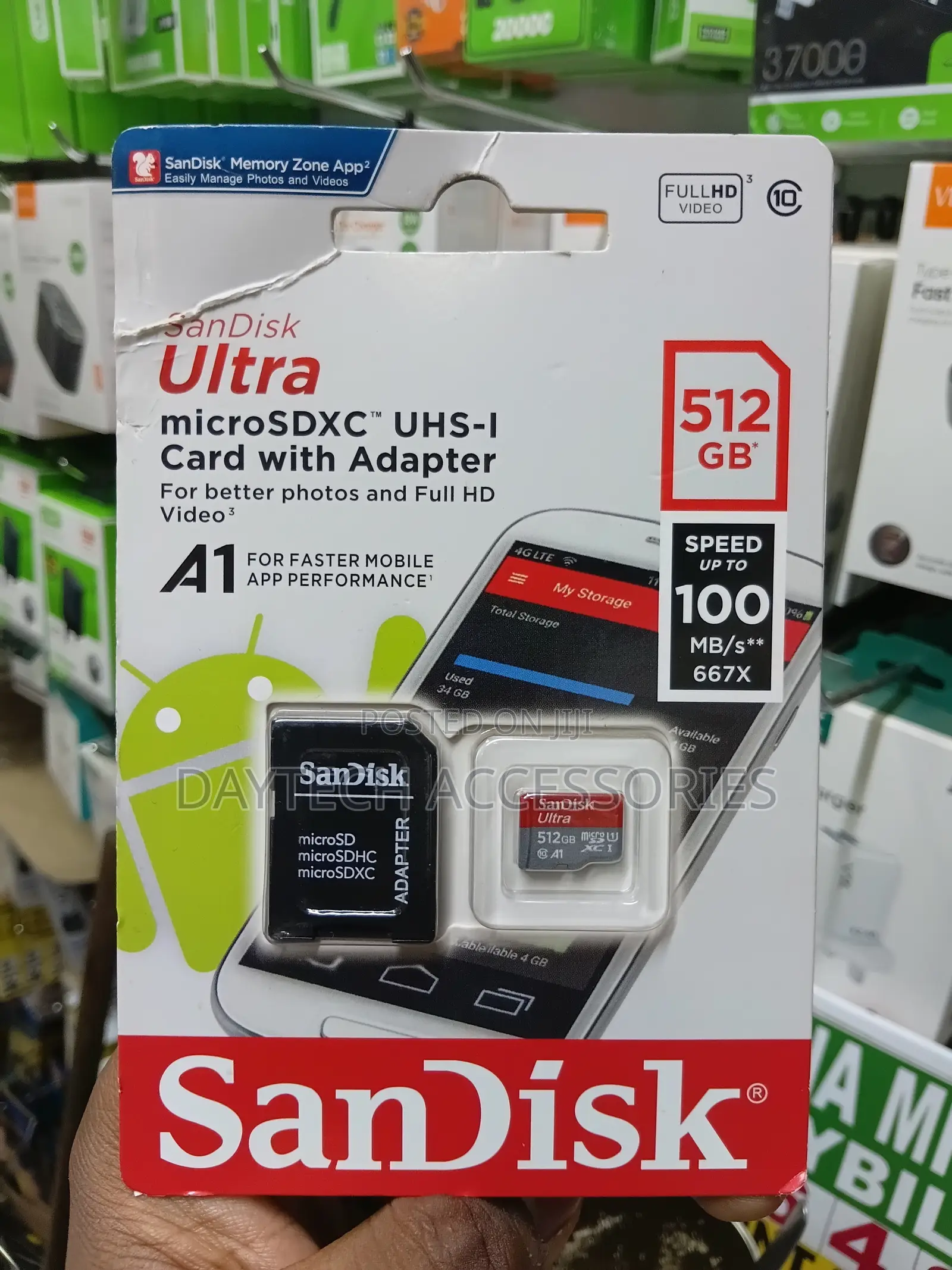 Sandisk - Ultra 512gb Microsdxc Uhs-I Memory Card