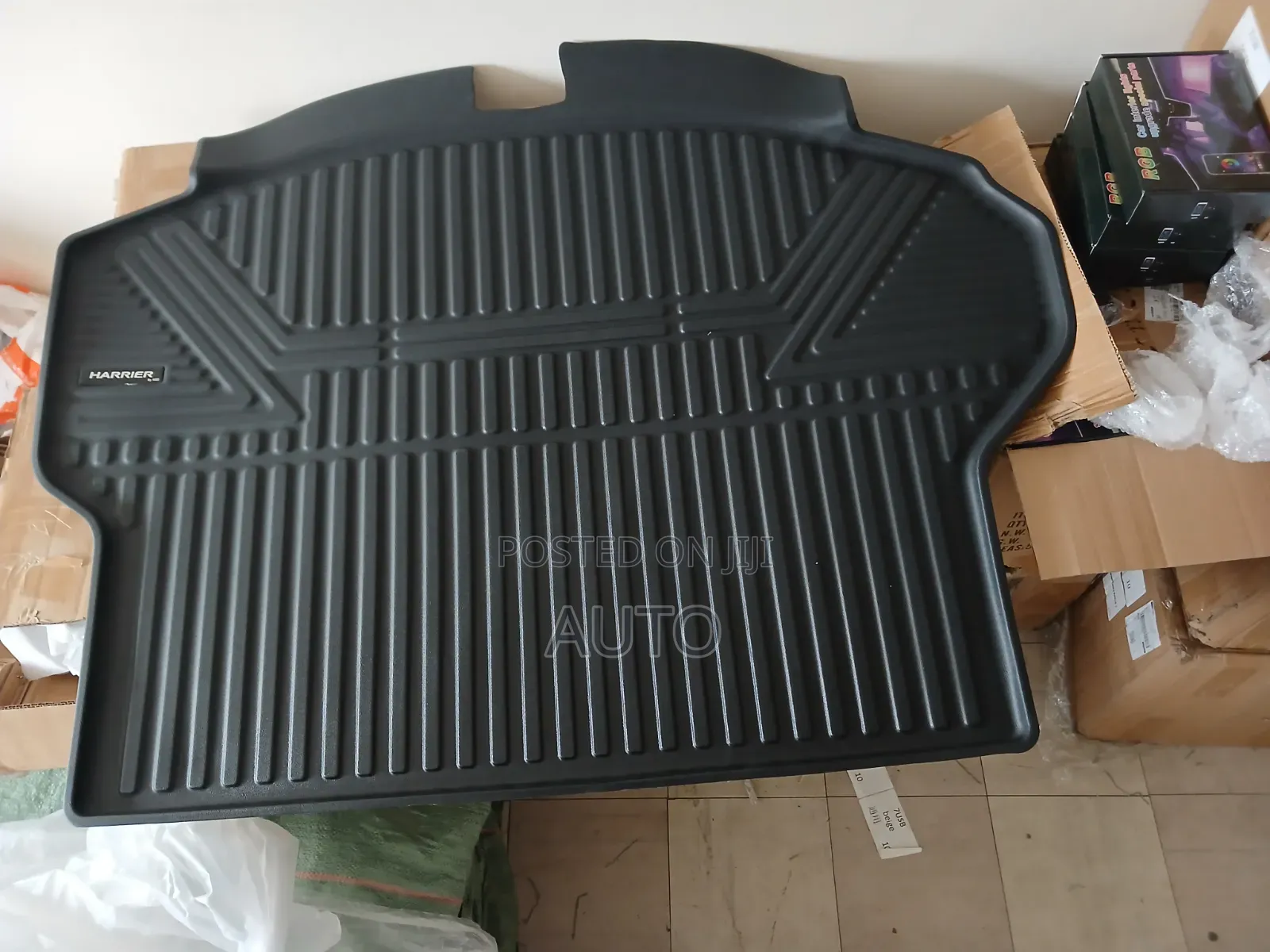 Toyota Harrier Cargo Liner – Premium Rear Trunk Boot Mat