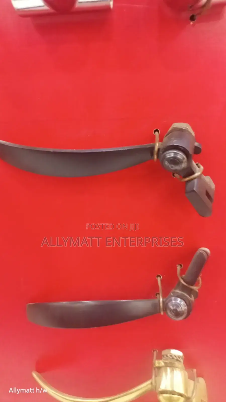 Black Window Fasteners Set