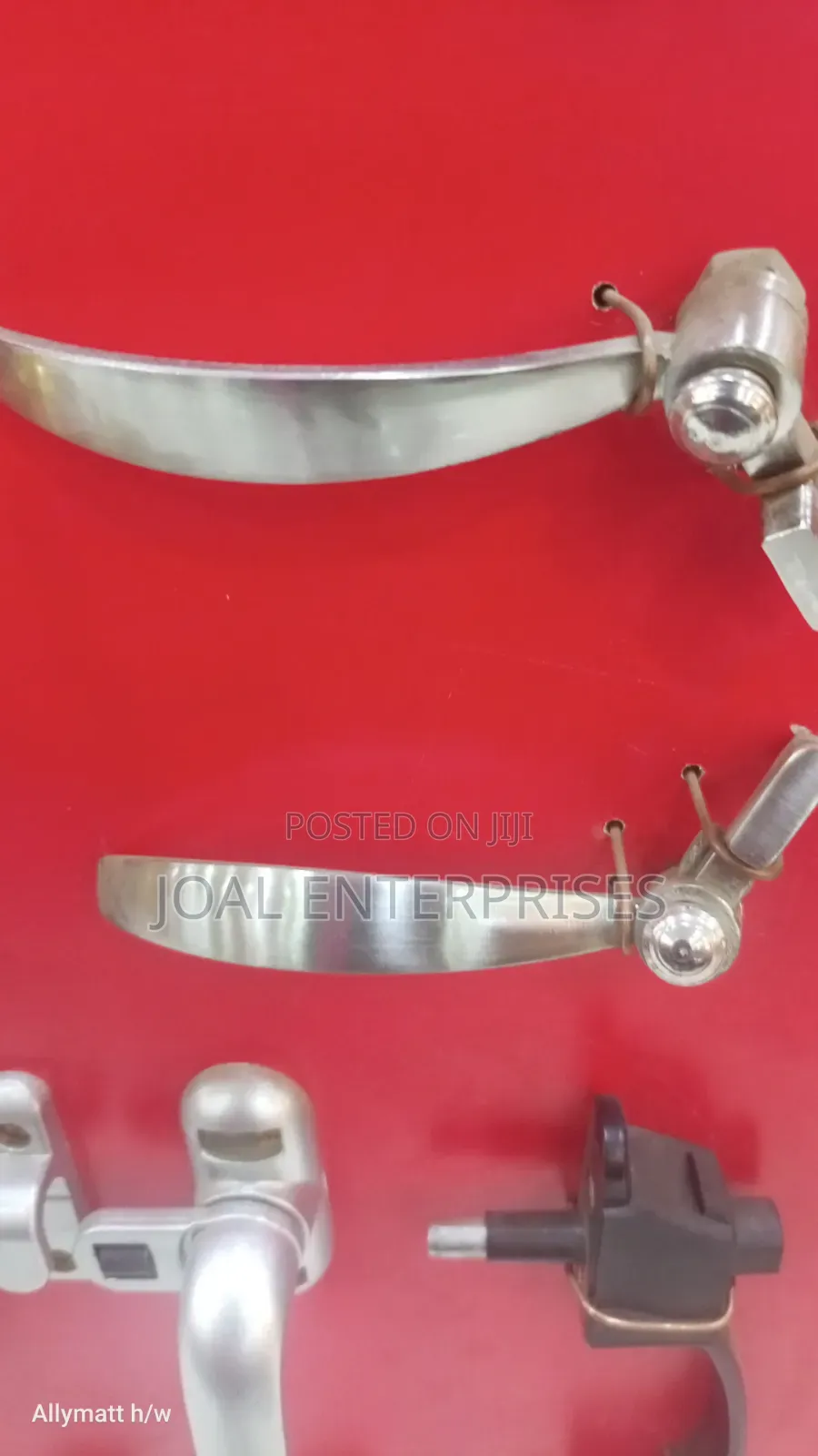 Silver Window Fasteners Set