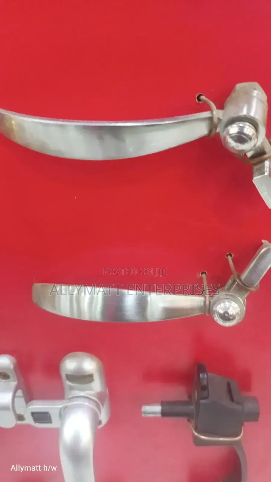 Silver Window Fasteners Set