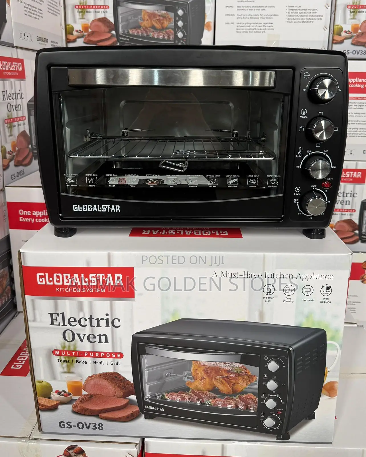 Globalstar Gs-Ov38 – 38l Electric Oven (No Hot Plates)