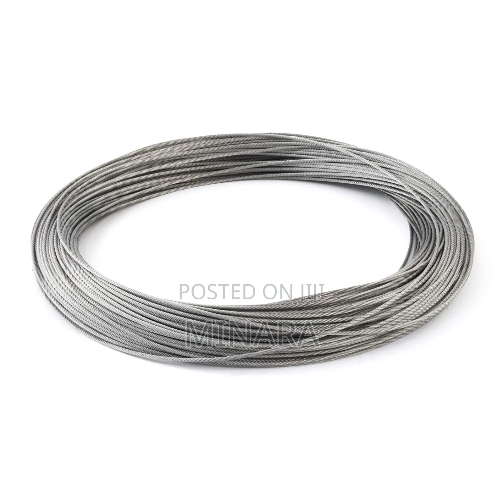 2mm, Wire Rope 100m Roll, Flexible Galvanized Heavy Duty Steel Cable