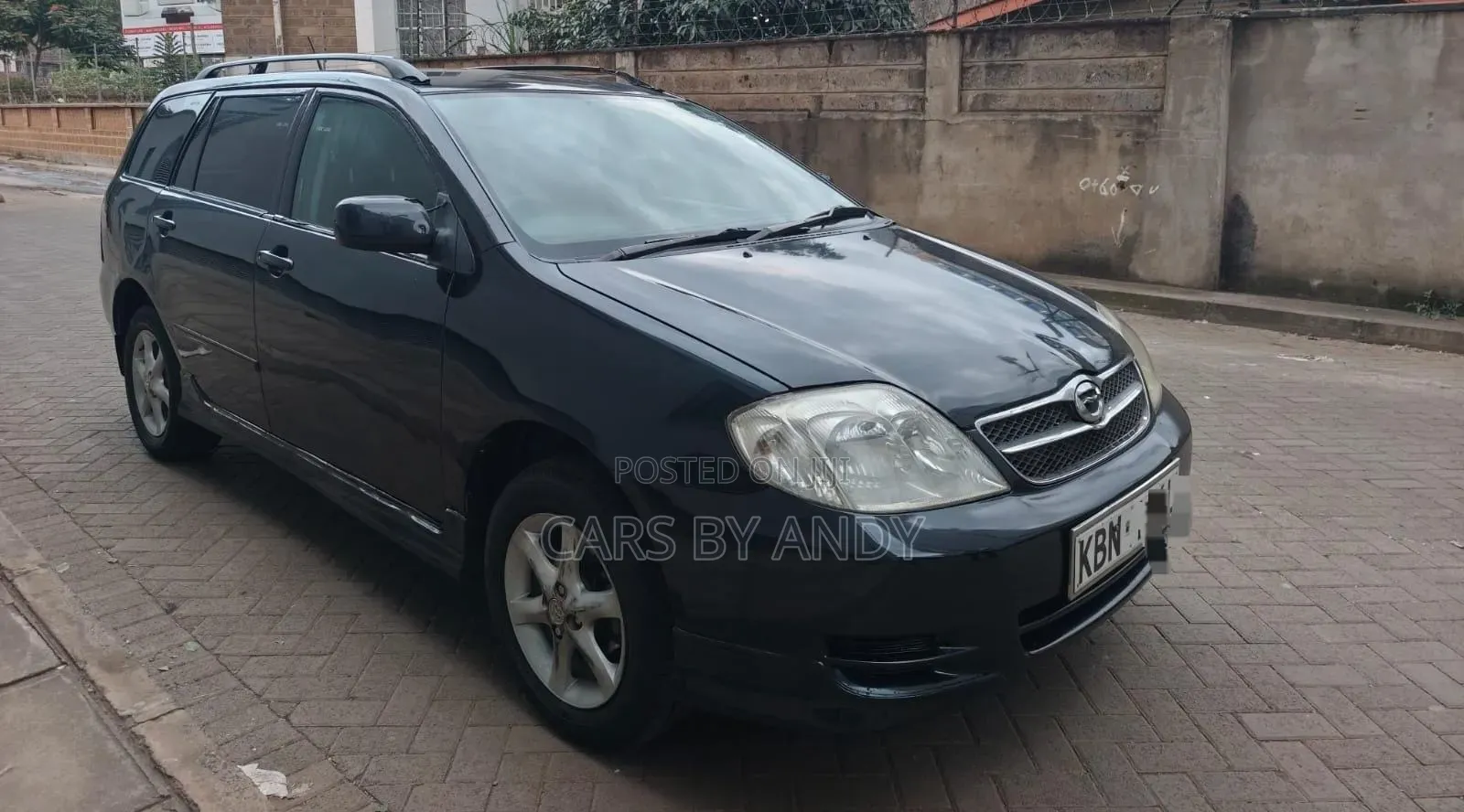 Toyota Corolla Fielder 2004 Black