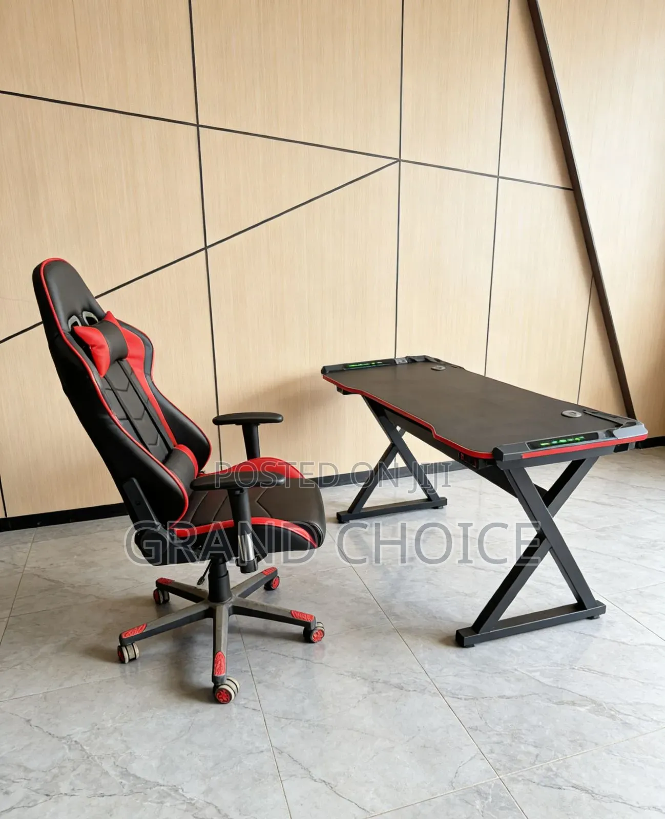 Complete Gaming Table and Chair Set