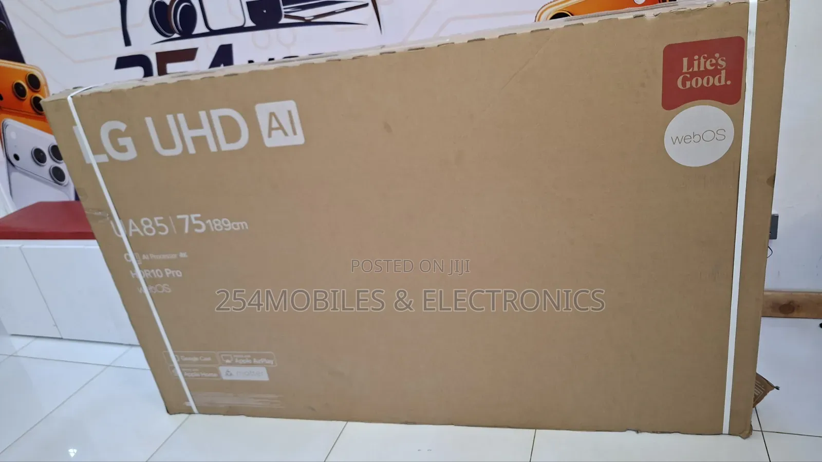 Lg 75 Inch Uhd Ai Smart Tv, Resolution, - 75ua85006la