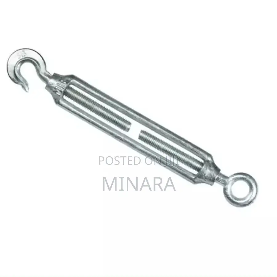 M14, Turnbuckle Wire Rope Tensioner, Hook and Eye Type