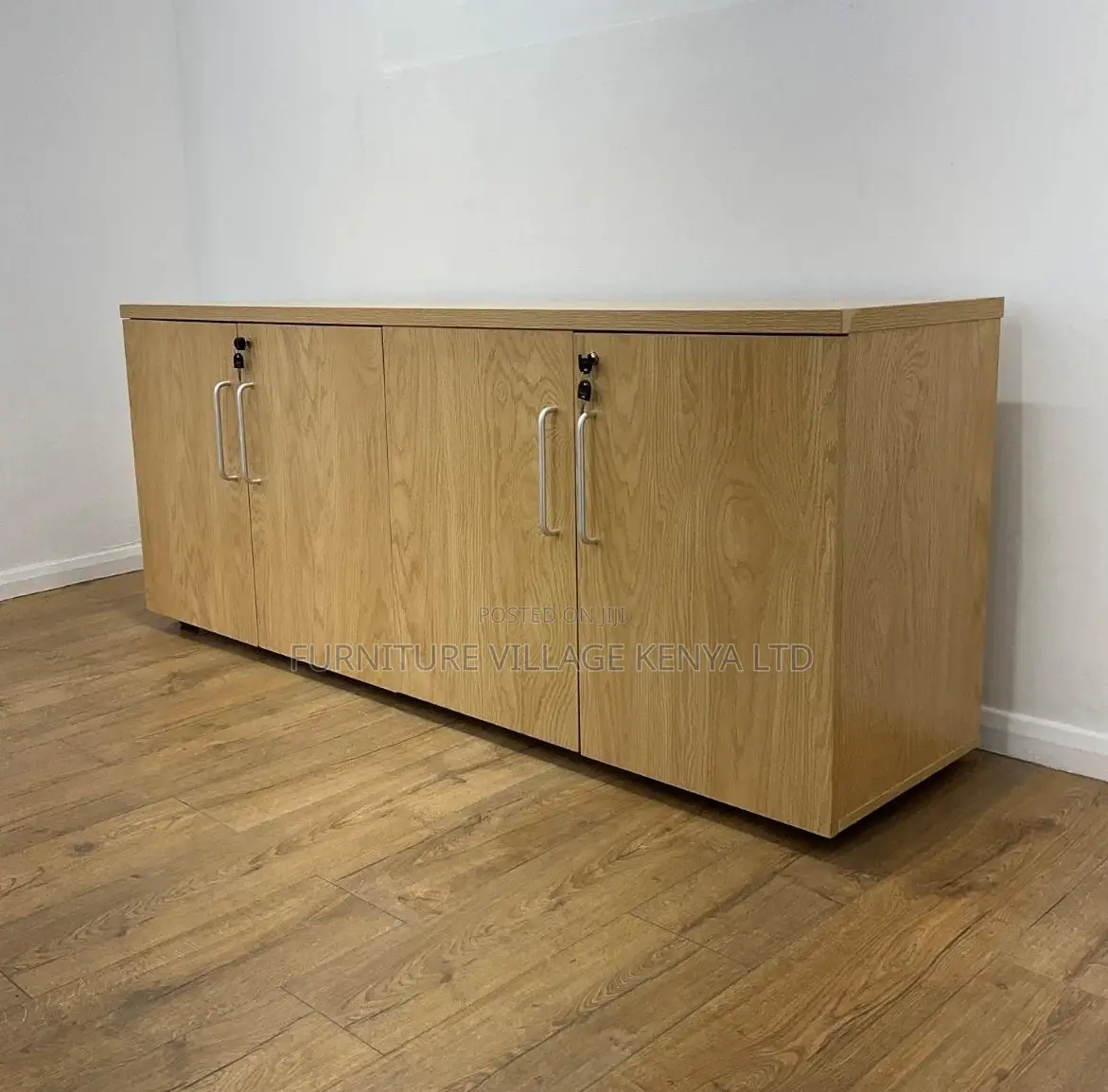 4-Door Credenza Multifunction Cabinet