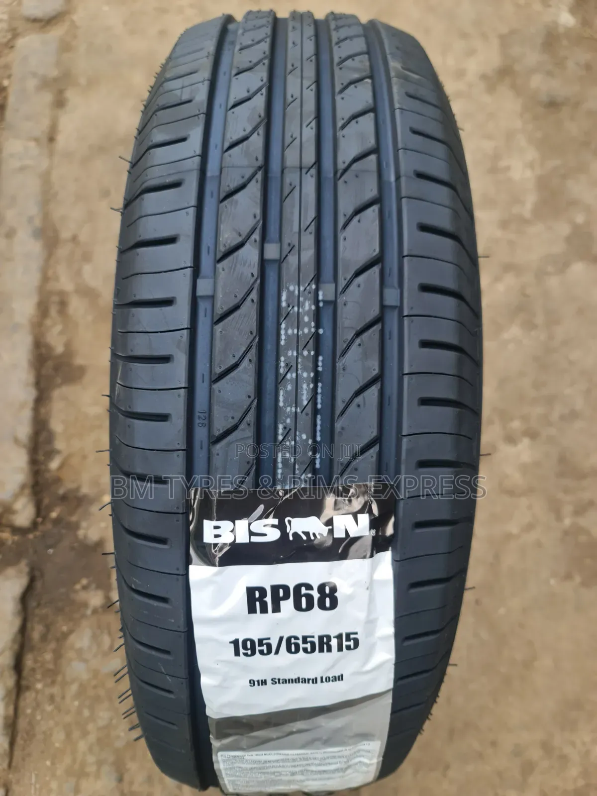 195 //65 R15 Bison Tires.