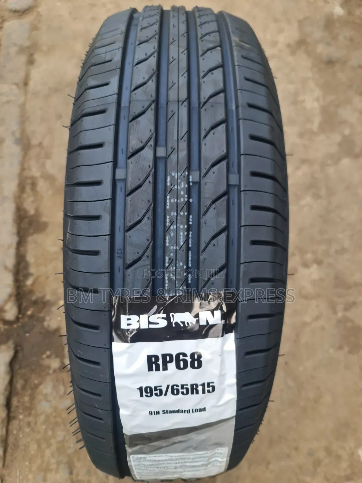 195 //65 R15 Bison Tires.