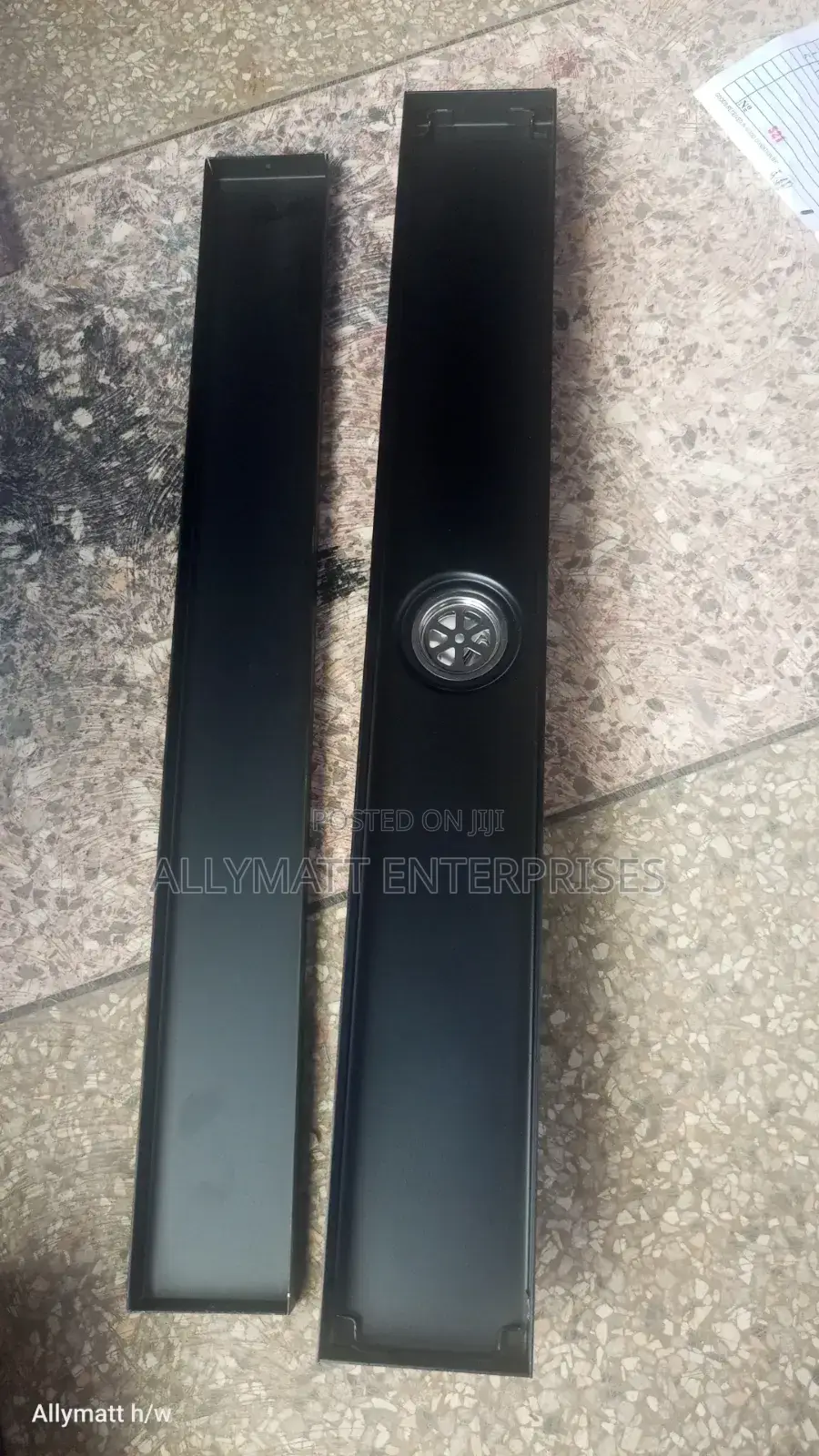 Black 60cm Floor Drain