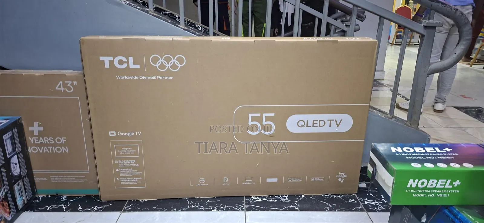 TCL TCL 55t6d 55-Inch Qled Smart Tv (2026 Model)