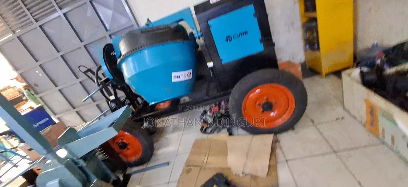 500l Concrete Mixer With 8hp Diesel Engine