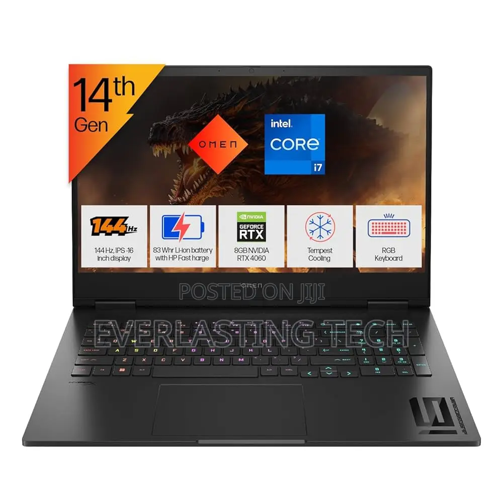 New Laptop HP Omen 16 16GB Intel Core i7 SSD 1T