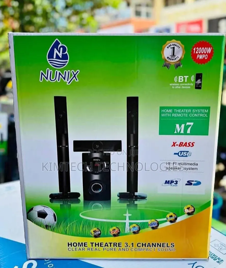 Nunix 3.1ch Nu- M7 Home Theater Speaker System