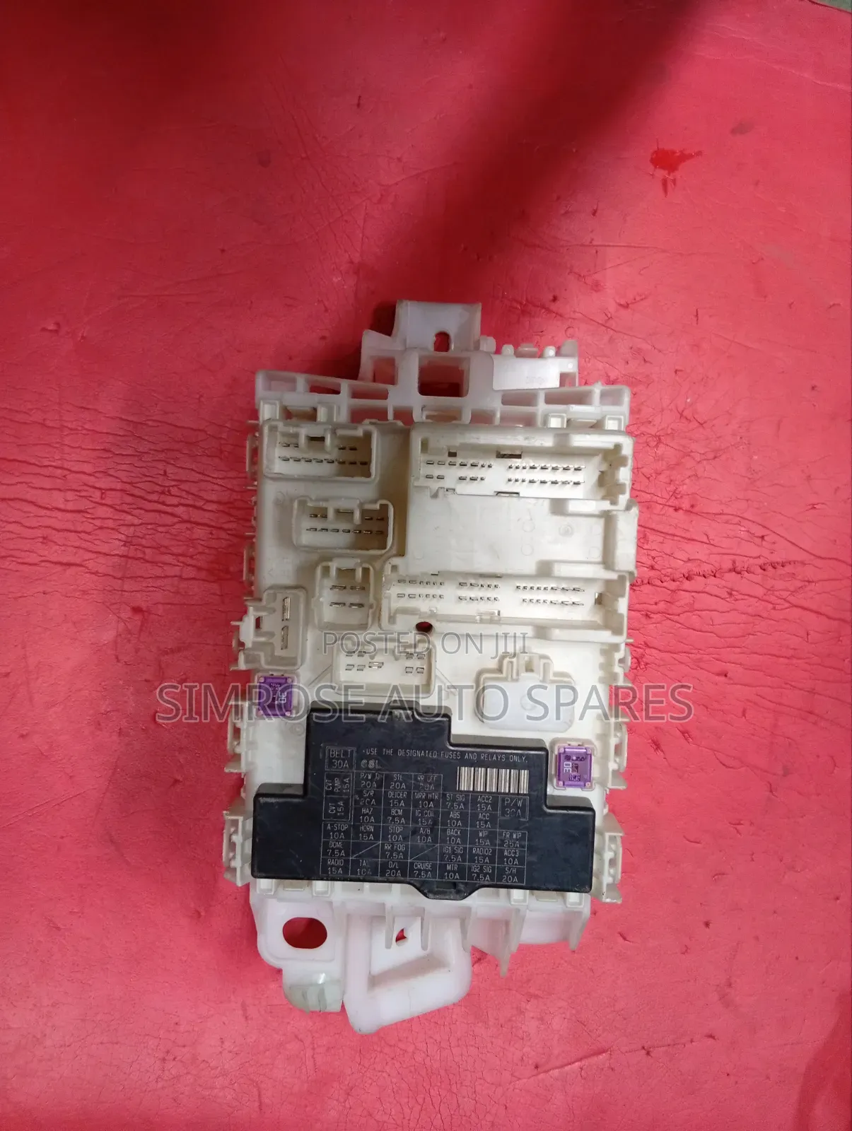 Fuse Box Suzuki Swift