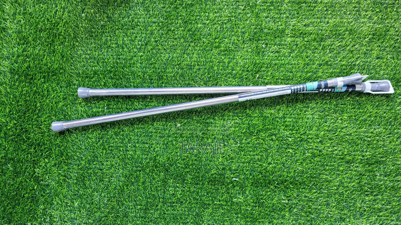 Heavy-Duty Adjustable Shower Rod No-Drill Spring Tension Curtain Pole