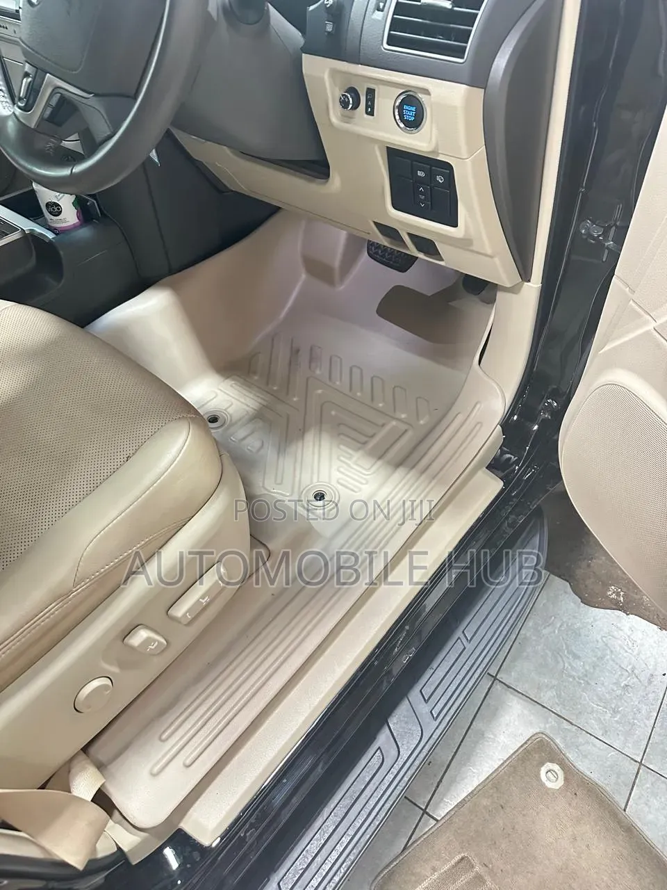 Toyota Prado 150 5d Beige Floor Mats Full Set - 5d Prado Mats Beige