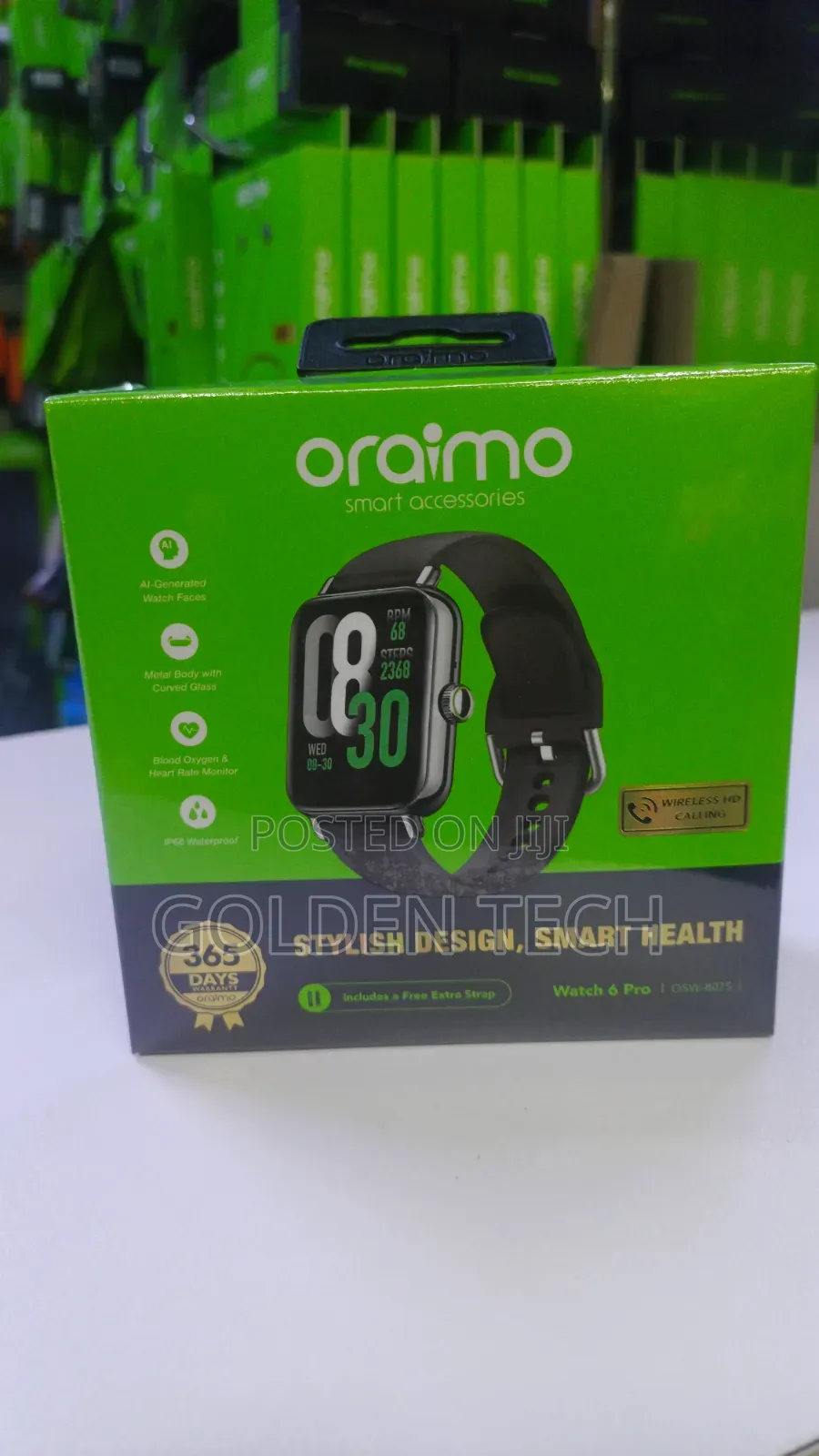 Original Oraimo Watch 6 Pro 1.69" Smart Watch for Android iPhone
