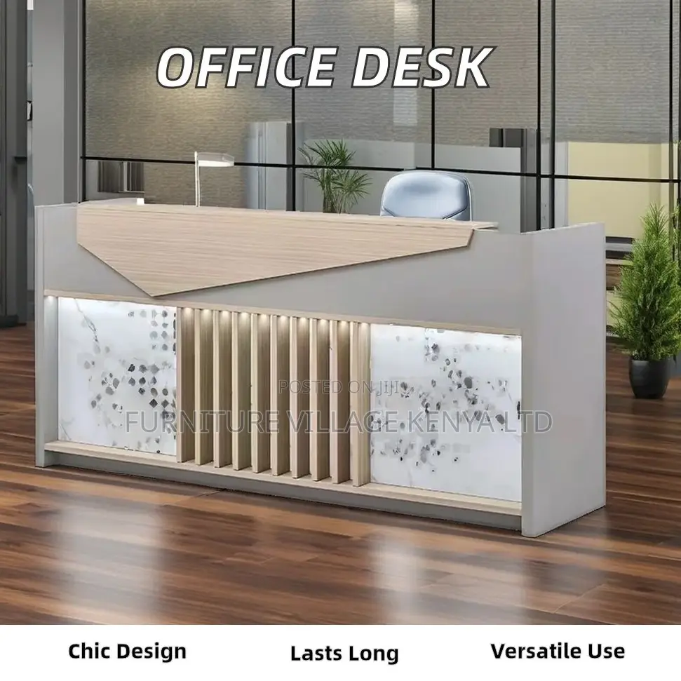 1.8m Modern Wooden Office Front Counter