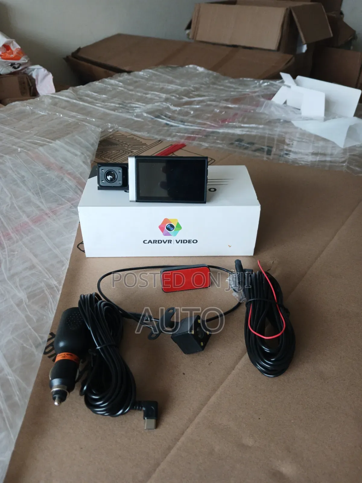 DVR 3-in-1 Car Dashcam |Front, Rear Cabin Hd Driving Recorder Camera