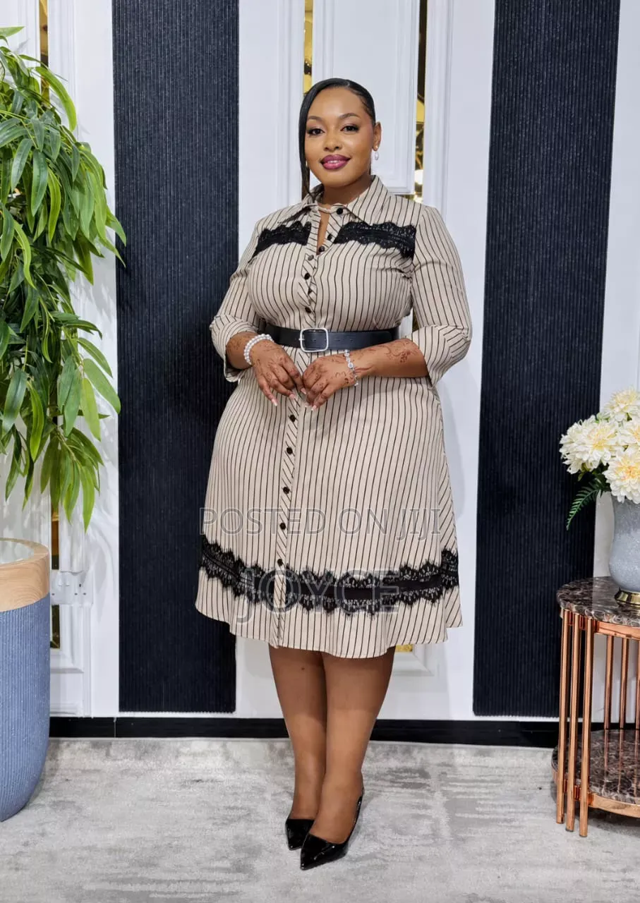 Buttoned Circular Dress