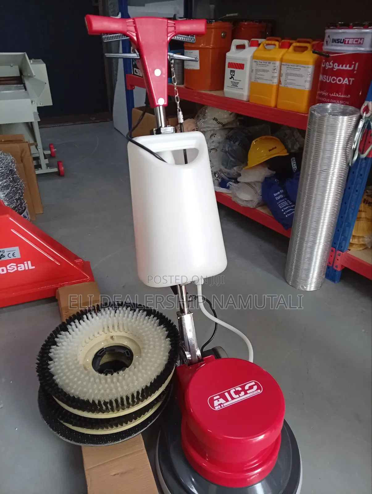 Aico Industrial Floor Cleaning Machine 1100w With 3 Brush Attachments