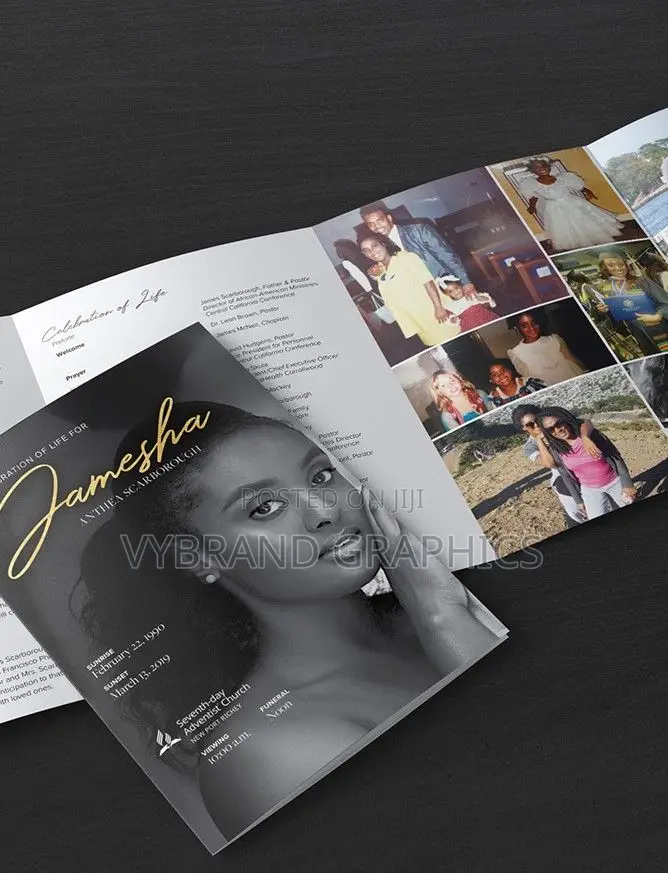 Eulogy/Funeral Programs
