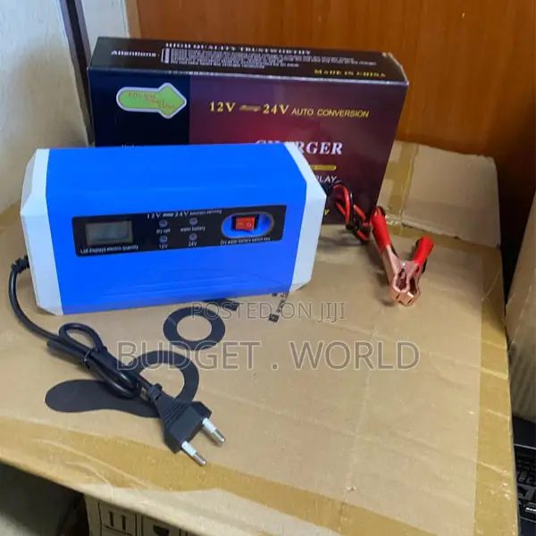 Heavy-Duty 12v/24v V10a Battery Charger for Automotive and Marine Bat