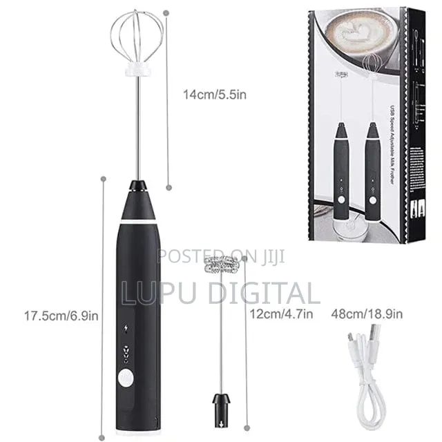 2in1 Whisk Rechargable Coffee Frother