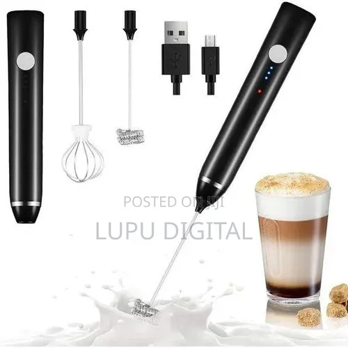 2in1 Whisk Rechargable Coffee Frother