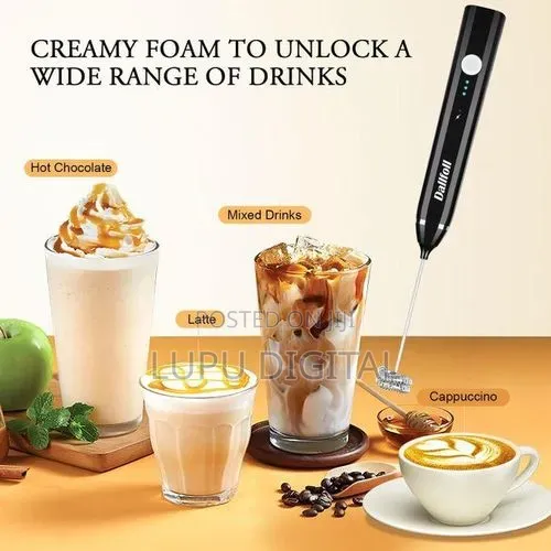 2in1 Whisk Rechargable Coffee Frother