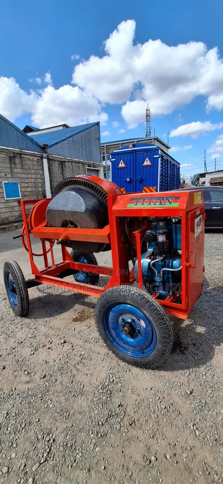 Concrete Mixer – Strong Steel Build