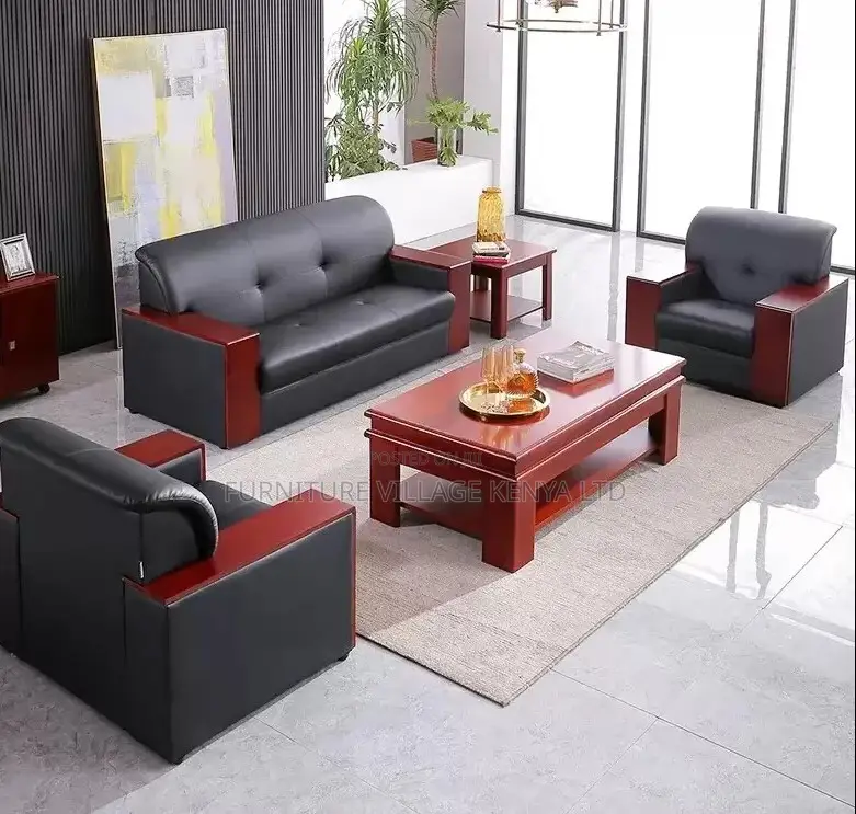Luxury Modern Leather Office Sofa