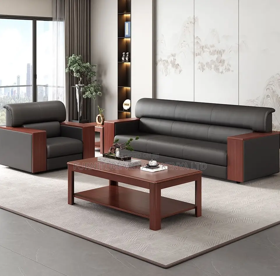 Luxury Modern Leather Office Sofa